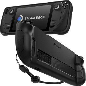 Spigen Rugged Armor ochranný kryt pro Steam Deck černý