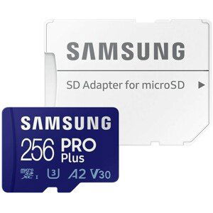 Samsung micro SDXC 256GB PRO Plus + SD adaptér