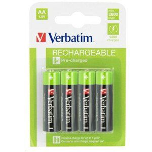 Verbatim AA Premium nabíjecí baterie 2600 mAh (4ks)