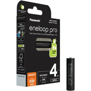 Panasonic Eneloop PRO AAA nabíjecí baterie 930 mAh (4ks)