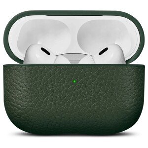 Woolnut kožené pouzdro pro AirPods Pro 2. generace tmavě zelené