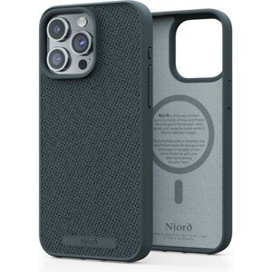 NJORD Fabric MagSafe kryt iPhone 15 Pro Max tmavě šedý