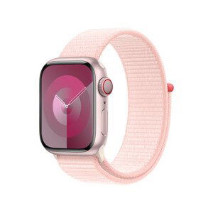 Apple Watch 41/40/38mm světle růžový provlékací sportovní řemínek