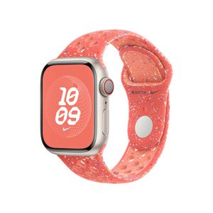 Apple Watch 41/40/38mm žhavě oranžový sportovní řemínek Nike M/L