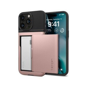 Spigen Slim Armor CS kryt iPhone 15 Pro růžovozlatý