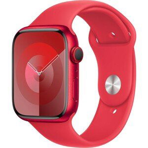 Apple Watch Series 9 Cellular 45mm (PRODUCT)RED hliník s (PRODUCT)RED sportovním řemínkem S/M