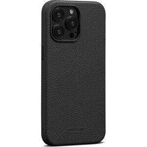 Woolnut kožený kryt pro iPhone 15 Pro Max černý