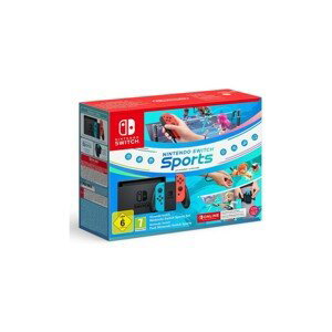 Nintendo Switch Konzole Neon + Switch Sports + 3M NSO