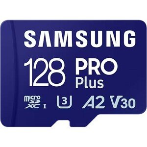 Samsung micro SDXC 128GB PRO Plus + USB adaptér