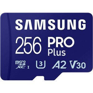 Samsung micro SDXC 256GB PRO Plus + USB adaptér