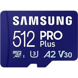 Samsung micro SDXC 512GB PRO Plus + USB adaptér