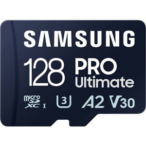 Samsung micro SDXC 128GB PRO Ultimate + USB adaptér