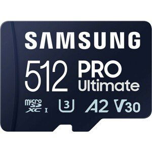 Samsung micro SDXC 512GB PRO Ultimate + USB adaptér