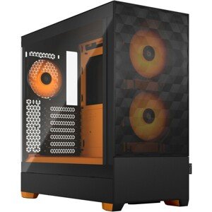 Fractal Design Pop Air RGB Orange Core TG Clear Tint