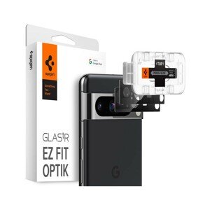 Spigen Glass tR EZ Fit Optik Black 2 Pack ochranné sklo pro Google Pixel 8 Pro Černá