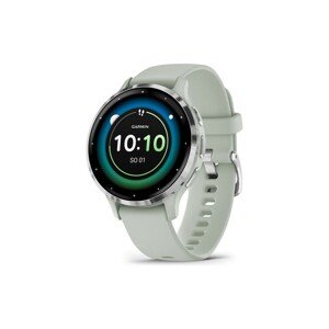 Garmin Venu 3S Silver/Sage Gray Silicone Band