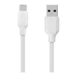 Obal:Me Simple USB-A/USB-C kabel (1m) bílý