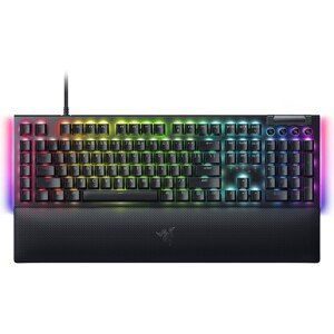 Razer BlackWidow V4 Green Switch US herní klavesnice černá