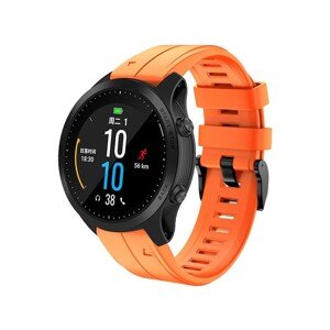 RhinoTech sportovní silikonový řemínek pro Garmin QuickFit 26mm oranžový