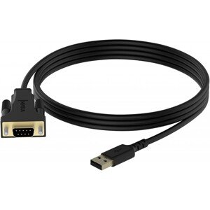 Vision USB 2.0 na RS-232 adaptér TC-USBSER černý