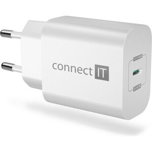 CONNECT IT Voyager2 nabíjecí adaptér 1×USB-C bílá 25W PD