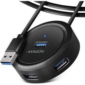 AXAGON HUE-P1AL 4-portový USB-A hub