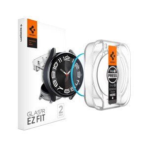 Spigen Glass tR EZ Fit 2 Pack ochranné sklo pro Samsung Galaxy Watch6 Classic 43mm