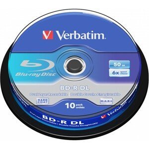 VERBATIM BD-R(10 ks) DualLayer/spindle/6X/50GB