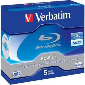 VERBATIM BD-R(5 ks) DualLayer/Jewel/6X/50GB