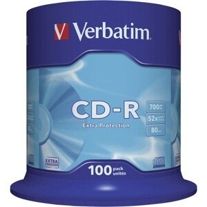 VERBATIM CD-R(100 ks)Spindle/EP/DL/52x/700MB