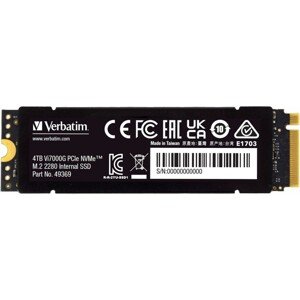 VERBATIM SSD Vi7000G Internal PCIe NVMe M.2 SSD 4TB