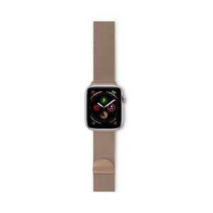 EPICO Milanese řemínek Milánský tah Apple Watch 42/44mm zlatý