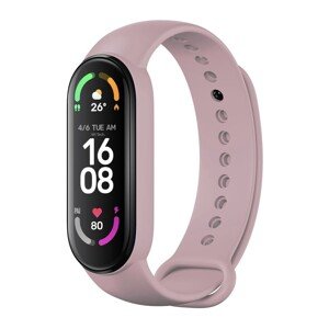 RhinoTech řemínek pro Xiaomi Mi Band 6 světle růžový