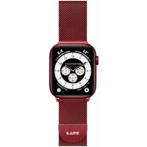 LAUT Steel Loop pásek na Apple Watch 42/44 mm červený