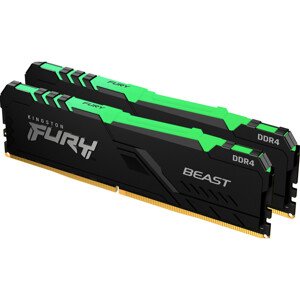 Kingston FURY Beast 32GB 3200MHz DDR4 CL16 DIMM (2x16GB) RGB