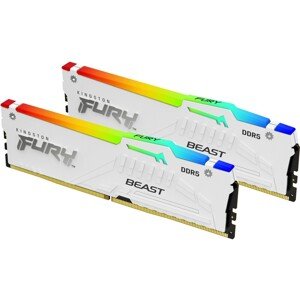 Kingston FURY Beast DDR5 128GB 5600MHz CL40 4x32GB RGB Bílá