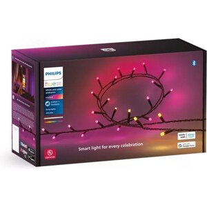 Philips Hue Festavia světelný řetěz 20M, černý