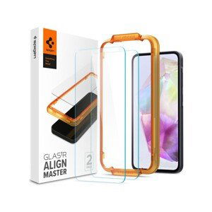 Spigen Glass tR AlignMaster 2 Pack tvrzené sklo Samsung Galaxy A35