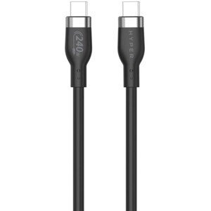 Hyper Silicone 240W USB-C nabíjecí kabel 2m černý