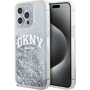 DKNY Liquid Glitter Arch Logo kryt iPhone 15 Pro Max čirý