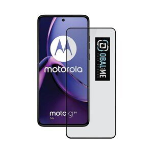 OBAL:ME 5D Tvrzené Sklo pro Motorola G84 černé