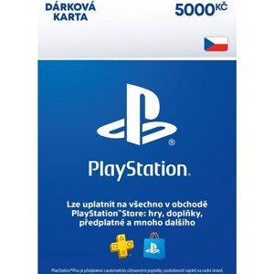 PlayStation Store - Dárková karta 5000 Kč (digitální verze)