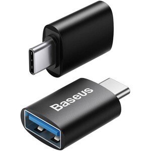 Baseus Mini OTG adaptér Ingenuity USB-C na USB-A 3.1 (M/F) černý