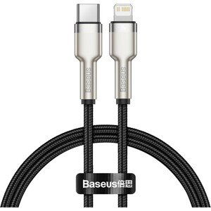 Baseus Datový kabel Cafule USB-C na Lightning 0,25m PD 20W černý