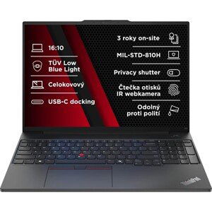 Lenovo ThinkPad E16 Gen 2 AMD (21M5001YCK) černý