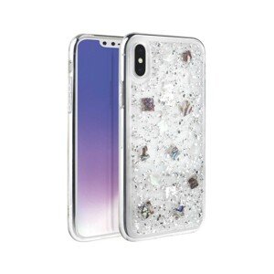 UNIQ Lumence Clear iPhone XS/X stříbrné