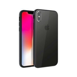 UNIQ Valencia Clear iPhone XS Max tmavě šedé