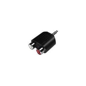 PremiumCord adaptér 3,5mm Stereo jack male - 2x Cinch female