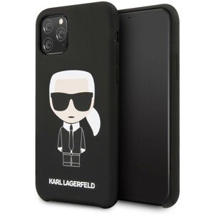 Karl Lagerfeld Iconic silikonový kryt iPhone 11 černý