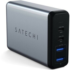 Satechi 75W Dual TYPE-C cestovní adaptér vesmírně šedý